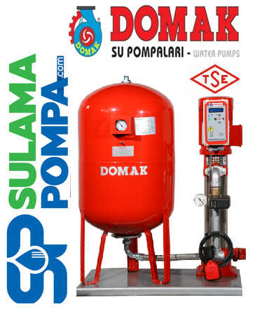 DOMAK 1212‐5 TB 4, HP 380V PAKET HİDROFOR