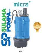 MİCRA KBZ6-15 20.HP 380V DÖKÜM GÖVDELİ KİRLİ SU DALGIÇ POMPA