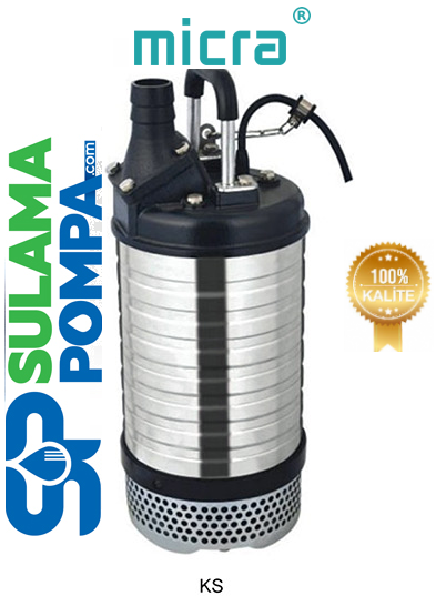 MİCRA KST2-2.2 3.HP 380V PASLANMAZ GÖVDELİ KİRLİ SU DALGIÇ POMPA