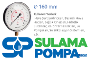 160 mm 1/2'' PASLANMAZ GÖVDE+PASLANMAZ KAPAK