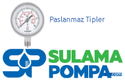 100 mm 1/2'' KOMPLE PASLANMAZ MANOMETRE