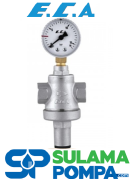 ECA 1'' MANOMETRELİ BASINÇ DÜŞÜRÜCÜ VALF PİSTONLU İÇ VİDA X İÇ VİDA