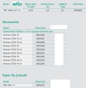 Wilo TMT 32M113/7.5 Ci   0.75kW 380V  Yüksek Sıcaklığa Dayanıklı Kirli Su Drenaj Dalgıç Pompa