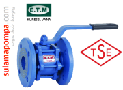 E.T.M YUSAL PN10-16 DN40 KISA TİP KÜRESEL VANA TAM GEÇİŞLİ