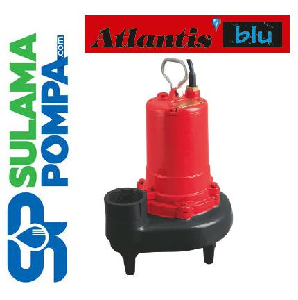 ATLANTİS 80WQ 9-1.1M 1.5 HP 220V YÜKSEK DEBİLİ FOSEPTİK DALGIÇ POMPA