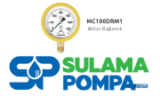 100 mm 1/2'' METAL GÖVDE+METAL KAPAK MANOMETRE
