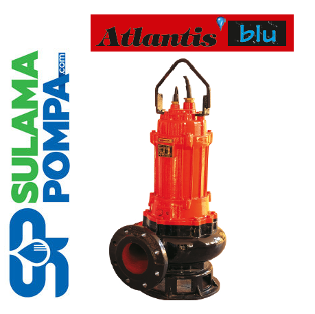 ATLANTİS 100WQ 13-4T 5.5 HP 380V YÜKSEK DEBİLİ FOSEPTİK DALGIÇ POMPA