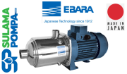 EBARA MATRİX 5-6T/1.3 1.8 HP 380W YATAY MİLLİ ÇOK KADEMELİ PASLANMAZ ÇELİK SANTRİFÜJ POMPA
