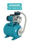 MOMENTUM PJM101C-24A - 1.25Hp - 220V - PASLANMAZ JET POMPALI PAKET HİDROFOR