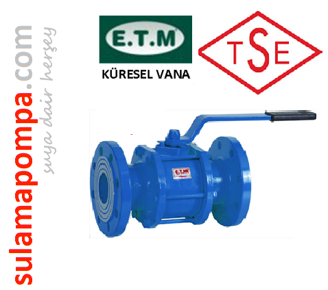 E.T.M YUSAL PN16 DN80 UZUN TİP TAM GEÇİŞLİ KÜRESEL VANA