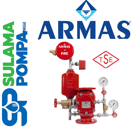 ARMAŞ FCV-04  DN100 21 BAR FLANŞLI ISLAK ALARM VANASI