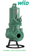 Wilo FA 10.33-238E + T 17-4/16H Ex  6.5kW 380V  Döküm Gövdeli Atıksu Drenaj Dalgıç Pompa