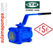 YUSAL E.T.M PN16-25 DN65 İÇTEN DİŞLİ TAM GEÇİŞLİ KÜRESEL VANA