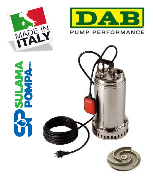 DAB  DRENAG 1200 T-NA 1.6 HP 380W PASLANMAZ DALGIÇ POMPA