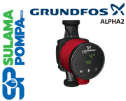GRUNDFOS ALPHA2 32-60 180mm GİRİŞ-ÇIKIŞ 2\'\' FREKANS KONVERTÖRLÜ SİRKÜLASYON POMPASI-99411221