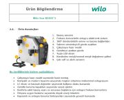 WİLO Isar BOOST5-E-5  220V-50/60 Hz  SÜPER SESSİZ KENDİNDEN EMİŞLİ ÇOK KADEMELİ FREKANS KONTROLLÜ HİDROFOR