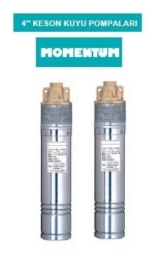 Momentum 4SPM100   1Hp 220V   4'' Keson Kuyu Pompa (30 metre kablolu-Panolu)