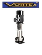 Vortex VS 32-06  15Hp 380V Komple Paslanmaz Çelik Dik Milli Kademeli İnline Pompa - AISI 304 S/S