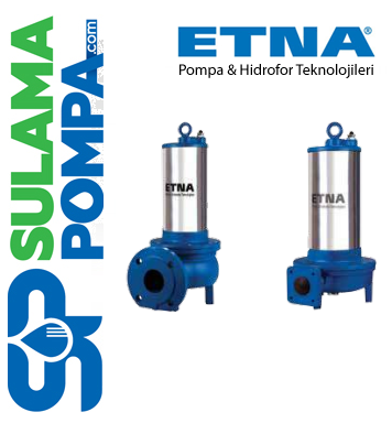 ETNA EFP 30 V 3.25 HP 380V  VORTEX ÇARKLI FOSEPTİK DALGIÇ POMPA