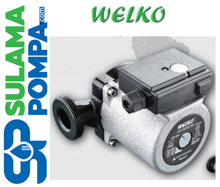 WELKO LPA 50-8S/180 2'' GİRİŞ-ÇIKIŞLI 3 HIZLI SICAK SU SİRKÜLASYON POMPASI