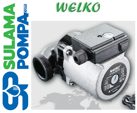 WELKO LPS 50-8S/180 2'' GİRİŞ-ÇIKIŞLI 3 HIZLI SICAK SU SİRKÜLASYON POMPASI