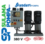 STANDART TH 2xSKM V 50/2 20.HP 380V ÇİFT POMPALI TAM OTOMATİK HİDROFOR