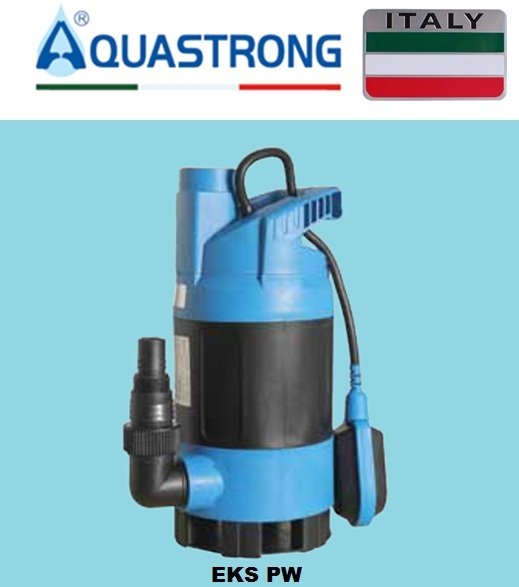 Aquastrong EKS-750PW       0.75kW 220V  Plastik Gövdeli Drenaj Dalgıç Pompa