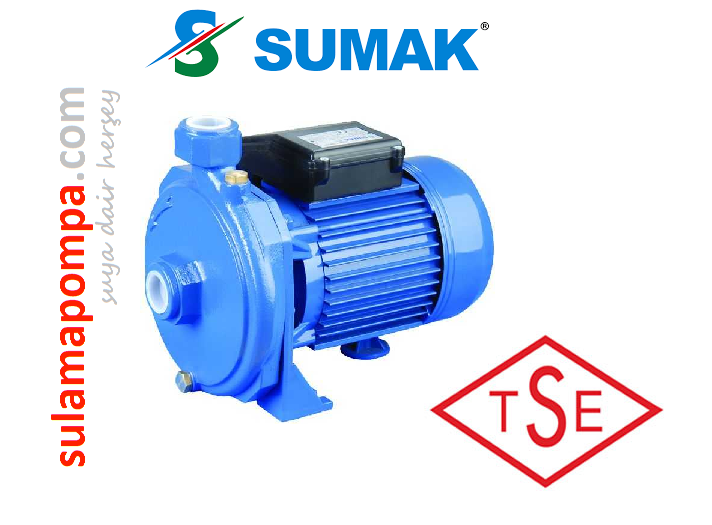 SUMAK SM100-S 1,HP SICAK SU SANTRİFÜJ POMPA