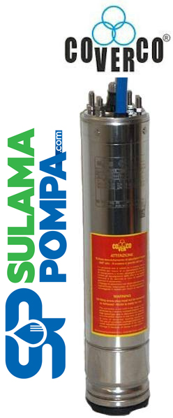 COVERCO  0.75 HP 380V 4\'\' YAĞ SOĞUTMALI SONDAJ DALGIÇ MOTORU