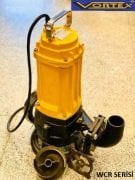 Vortex WCR 750 ET  7.5Hp 380V  Paslanmaz Çelik Açık Fanlı Bıçaklı Süper Öğütücü Sistemli Foseptik Pis Su Dalgıç Pompa - 2900 d/d
