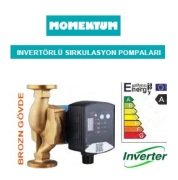 MOMENTUM BS 25-60  -6-90W-220V- BRONZ GÖVDELİ FREKANS KONTROLLÜ İNVERTÖRLÜ DİŞLİ TİP SİRKÜLASYON POMPASI
