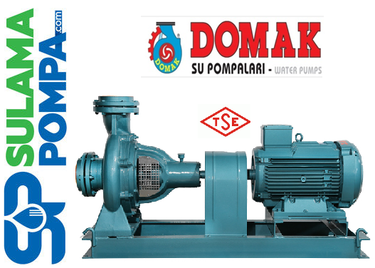 DOMAK SLGYA5 40,HP 380V TEK KADEMELİ YATAY MİLLİ POMPA
