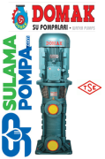 DOMAK KPDR32-3  3,HP 380V DÜŞEY MİLLİ ÇOK KADEMELİ PİK GÖVDELİ POMPA