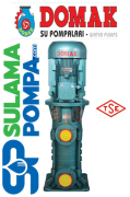 DOMAK KPDR40-4  10,HP 380V DÜŞEY MİLLİ ÇOK KADEMELİ PİK GÖVDELİ POMPA