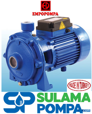 EMPO ÇKM 150 M 1.5 HP 220V ÇİFT KADEMELİ SANTRİFÜJ POMPA (1 1/4'' GİRİŞ ÇIKIŞ)