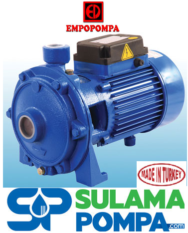 EMPO ÇKM 200 M 2.HP 220V ÇİFT KADEMELİ SANTRİFÜJ POMPA (1 1/4'' GİRİŞ ÇIKIŞ)