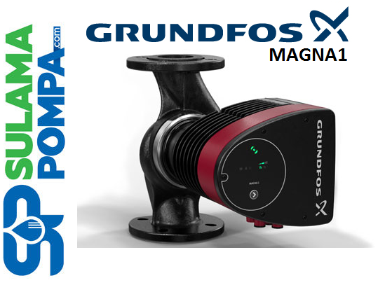 GRUNDFOS MAGNA1 100-60F 450mm  PN10 DN100 FLANŞLI FREKANS KONVERTÖRLÜ SİRKÜLASYON POMPASI-99221444