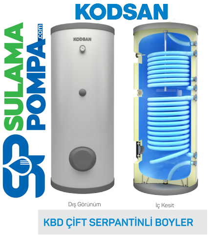 KODSAN 2500 LT ÇİFT SERPANTİNLİ BOYLER