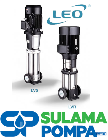 Leo  LVS15-12   15Hp  380V    Dikey Milli İnline Kademeli  Paslanmaz Çelik Pompa