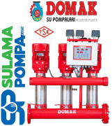 DOMAK 212‐10TÜ 3x7,5 HP 380W DİJİTAL PANOLU ÜÇ POMPALI HİDROFOR