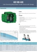 Aquastrong  GEO 500 -2 GQSM 50-13   Kendinden Depolu Koku Yapmayan Foseptik Cihazı