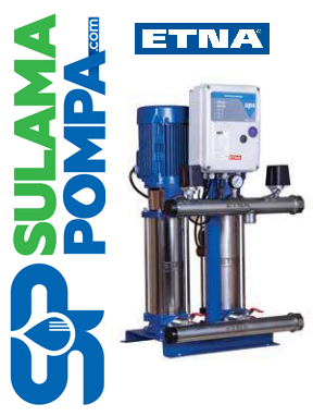 ETNA 2 KO 35/8-150 2x20 HP 380V İKİ POMPALI ÇOK KADEMELİ DİK MİLLİ HİDROFOR