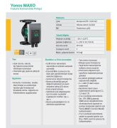 Wilo Yonos MAXO 32/0.5-10 DN32  Flanşlı Frekans Konvertörlü Sirkülasyon Pompası