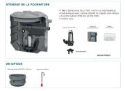 SFA  SANIFOS 610 1 SLD S  220V Tek Pompalı Çarklı Monofaze  Atık Su İstasyonu