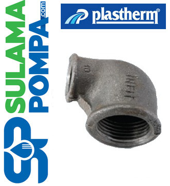 PLASTHERM 1''X3/4 SİYAH REDÜKSİYON DİRSEK