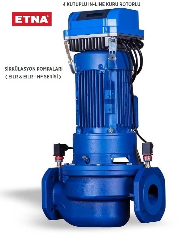 Etna EILR4 100-200/3      4Hp 380V  4 Kutuplu İnline Kuru Rotorlu Sirkülasyon Pompa