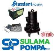 STANDART C50-160F 3. HP 380W PARÇALAYICILI BIÇAKLI FOSEPTİK DALGIÇ POMPA