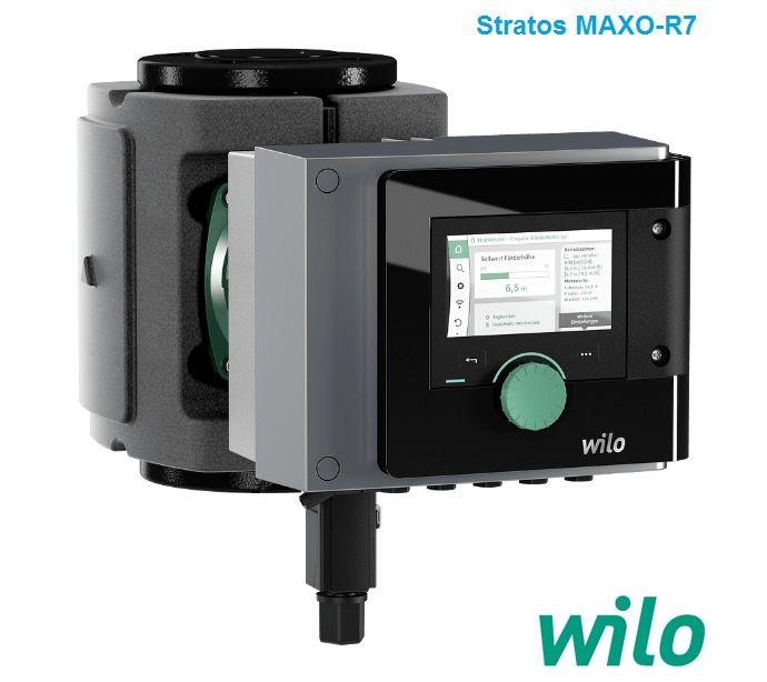 Wilo Stratos MAXO 40/0.5-12 PN6/10-R7  DN40 Flanşlı Tip Frekans Kontrollü Sirkülasyon Pompası