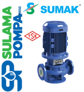 SUMAK SML160/80 1,5 HP 380W IN-LİNE SANTRİFÜJ POMPA