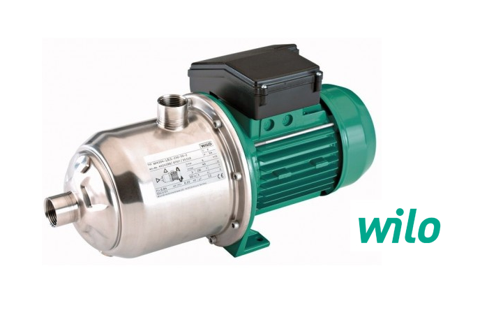 WİLO MHI 402 M -  0,55 KW ÇOK KADEMELİ PASLANMAZ ÇELİK SANTRİFÜJ POMPA bağlantı çapı (11/4''/1'')